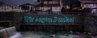 Bild einer Laser Grafikprojektion
