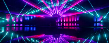 Bild einer Multimedia Show in Magdeburg